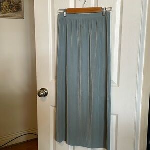 Beautiful celadon green pleated skirt